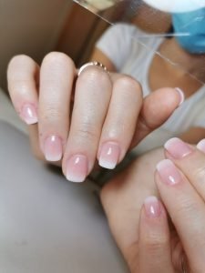 Apply a base coat before painting your nails