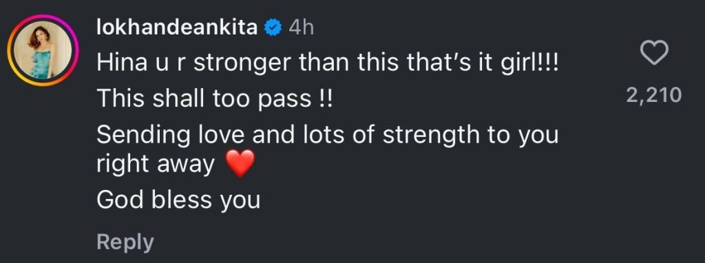 HINA KHAN DIAGNOSED WITH STAGE 3 BREAST CANCER 4 HINA KHAN DIAGNOSED WITH STAGE 3 BREAST CANCER