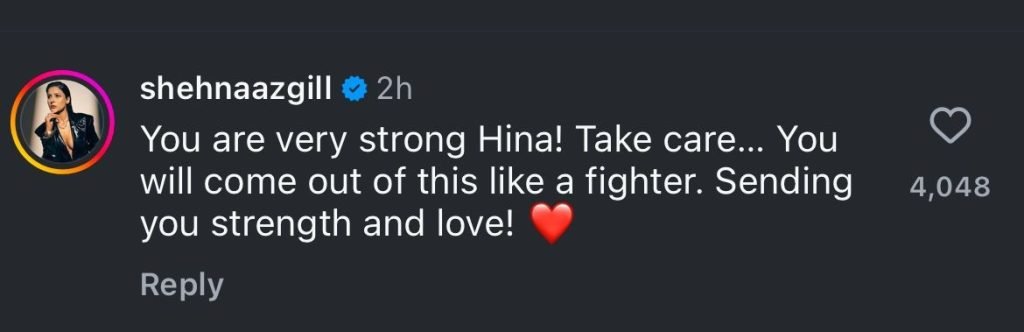 HINA KHAN DIAGNOSED WITH STAGE 3 BREAST CANCER 5 HINA KHAN DIAGNOSED WITH STAGE 3 BREAST CANCER