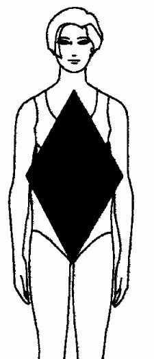 body type diamond body shape