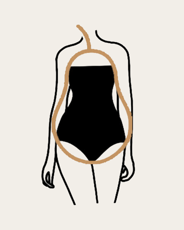 body type pear body shape
