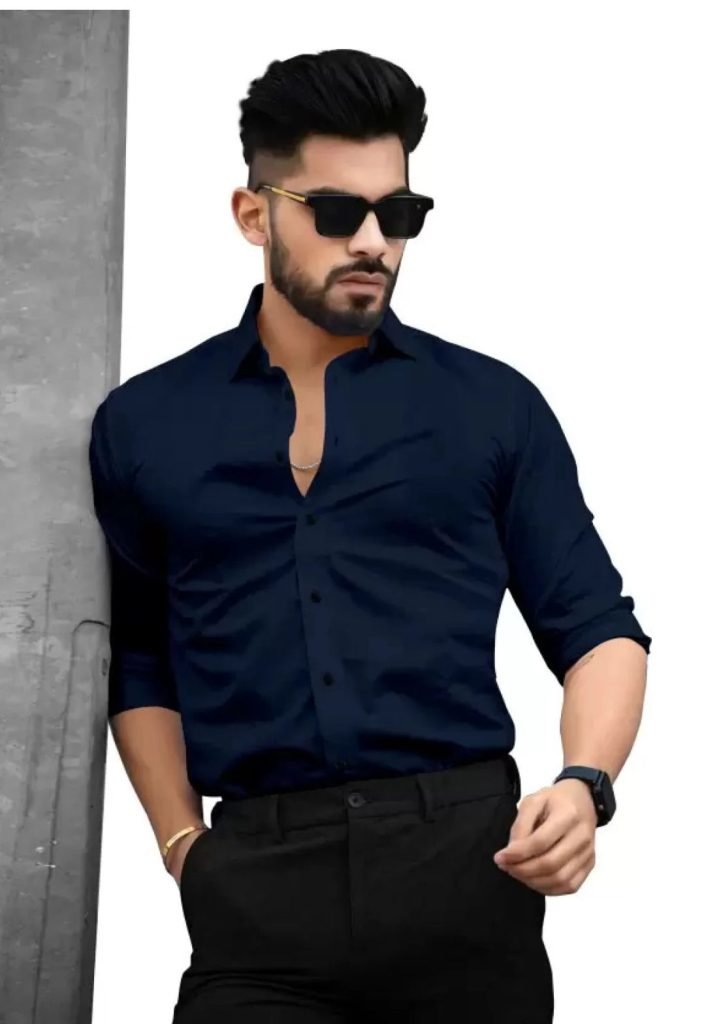 Best Color Combination For Men And Women For Outfit 2024 3 dark blue and black color combination