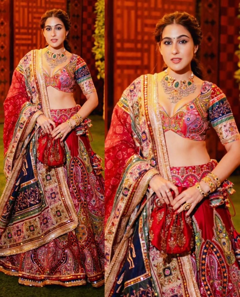 Anant Ambani and Radhika Merchant | MEHNDI AND HALDI CEREMONY | July 8 3 sara ali khan at Anant Ambani and Radhika Merchant's haldi and mehndi ceremony.