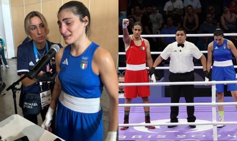 Angela Carini and Imane Khelif at the Paris Olympics 2024 144 Angela Carini and Imane Khelif at the Paris Olympics 2024