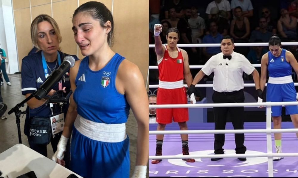 Angela Carini and Imane Khelif at the Paris Olympics 2024 1 Angela Carini and Imane Khelif at the Paris Olympics 2024