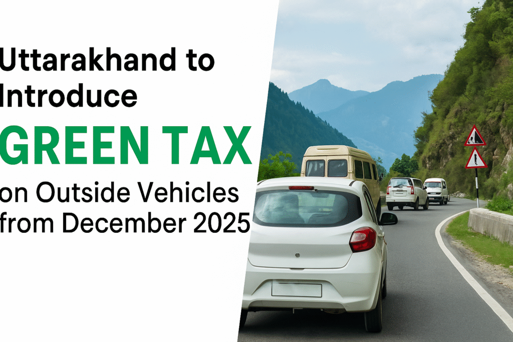 Uttarakhand Green Tax on Outside Vehicles from December 2025 1 Uttarakhand Green Tax 2025