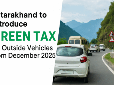 Uttarakhand Green Tax on Outside Vehicles from December 2025