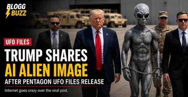 Donald Trump AI Alien Image
